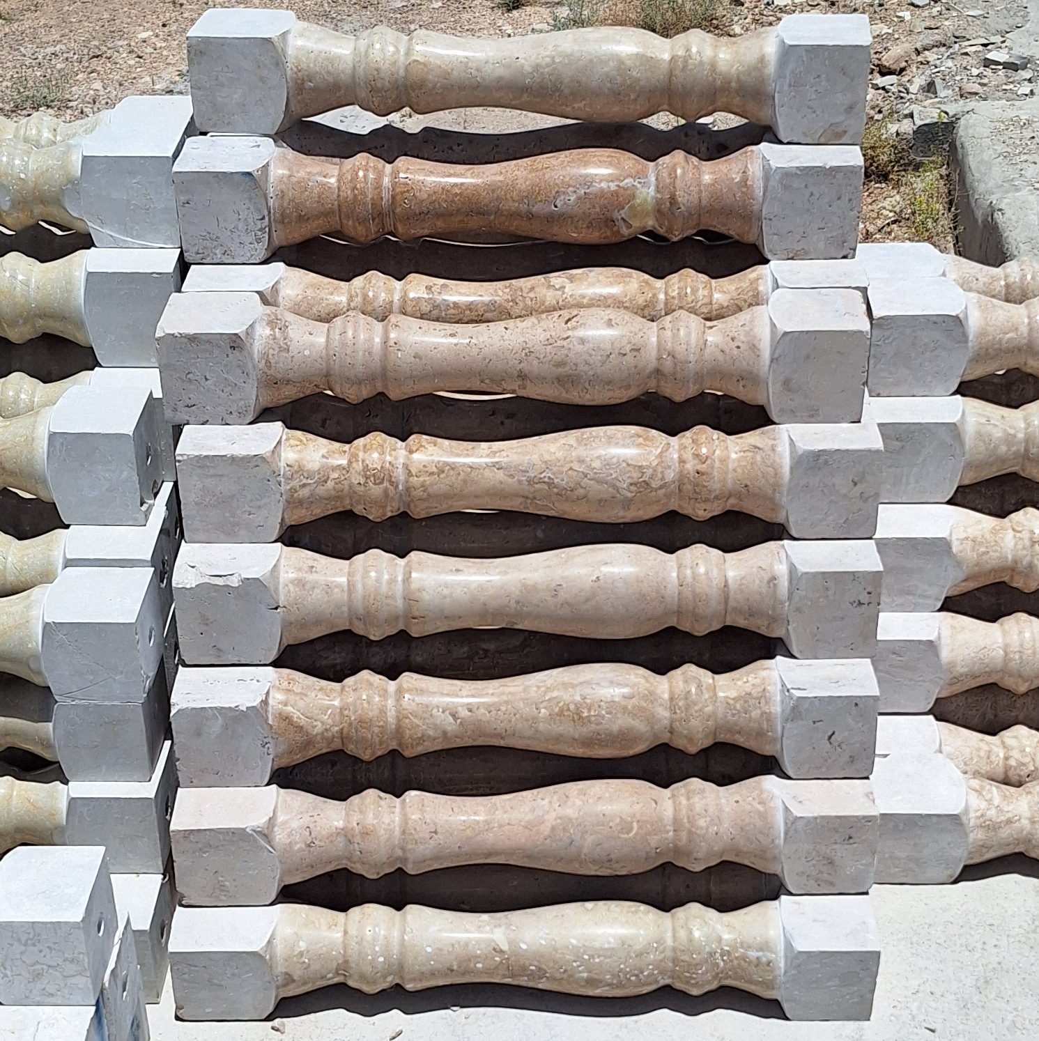 نرده سنگی کد 2